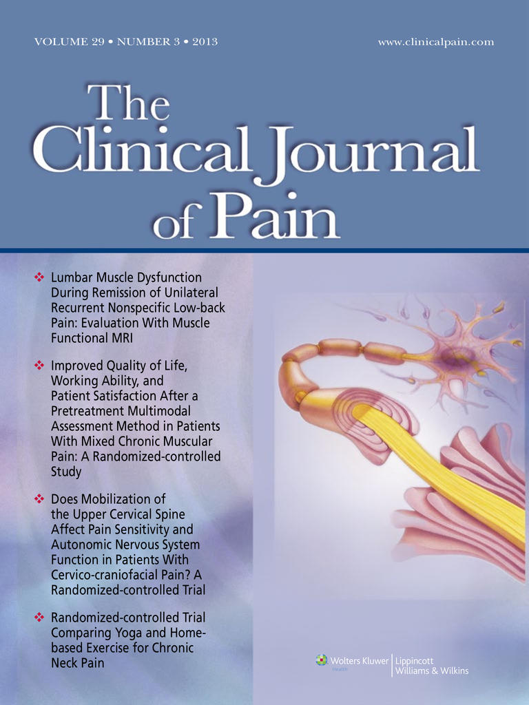 The Clinical Journal of Pain